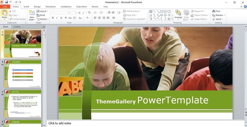 Ảnh 2: Mẫu slide powerpoint báo cáo khoa học