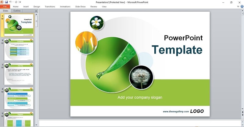 Ảnh 5: Mẫu slide powerpoint báo cáo khoa học